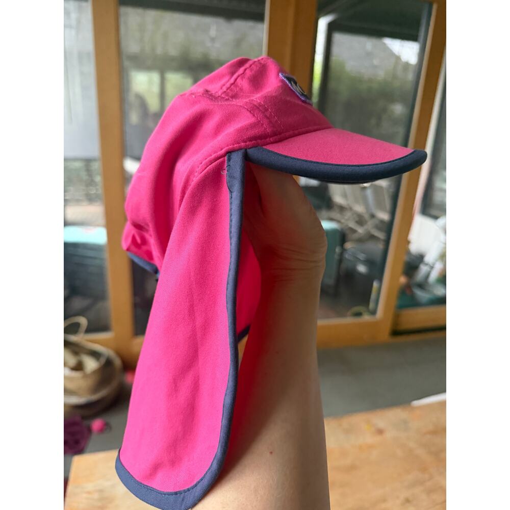 Columbia Youth Sun Hat Neck Flap UPF Pink Girls One Size - Picture 3 of 5